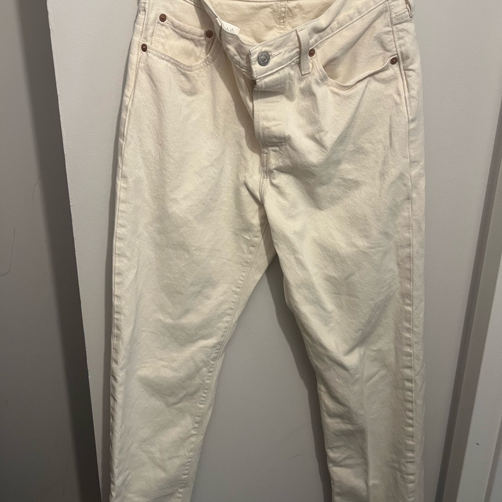 Off white Levi  Jeans